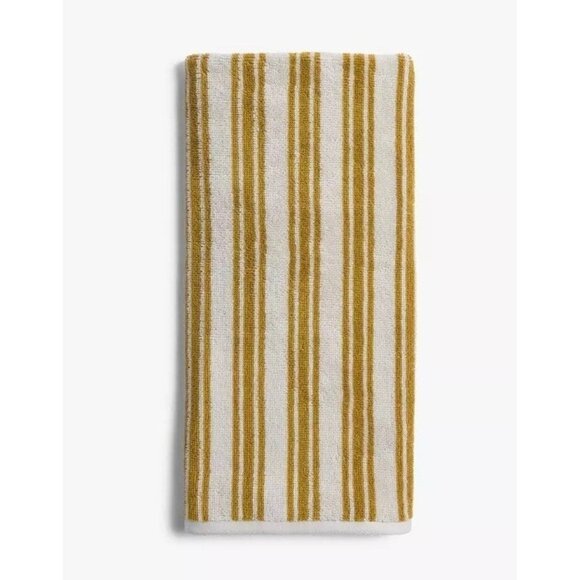 Parachute for Target Pale Yellow Striped Hand Towel 20" x 30" 100% Cotton - Picture 1 of 4